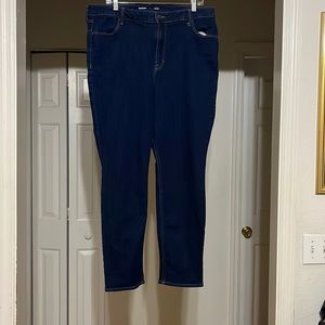 High rise straight leg jeans 18